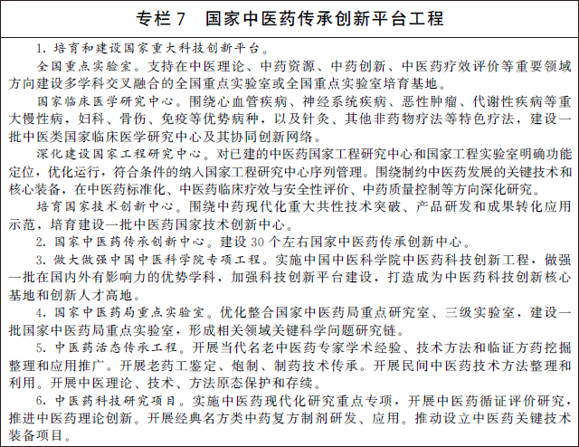 國(guó)務(wù)院辦公廳關(guān)于印發(fā) “十四五” 中醫(yī)藥發(fā)展規(guī)劃的通知(圖9) 國(guó)務(wù)院辦公廳關(guān)于印發(fā) “十四五” 中醫(yī)藥發(fā)展規(guī)劃的通知(圖9)